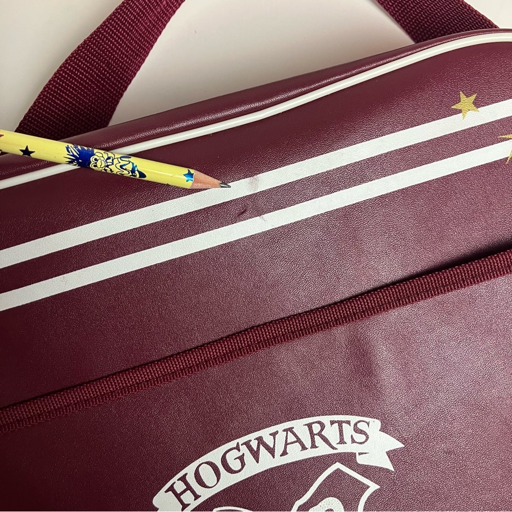 Harry Potter Hogwarts Crossbody Shoulder Messenger Bag Strap Laptop School - Picture 10 of 17
